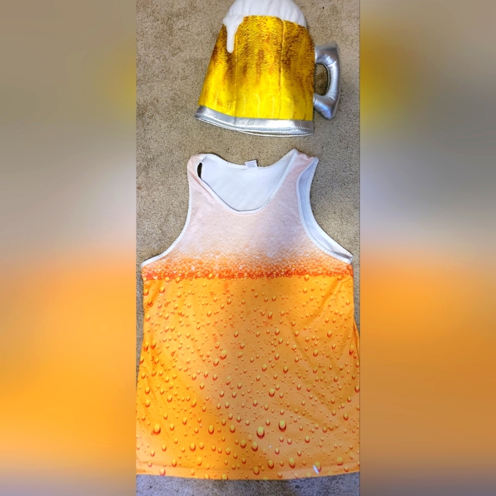 Beer tank and mug hat
